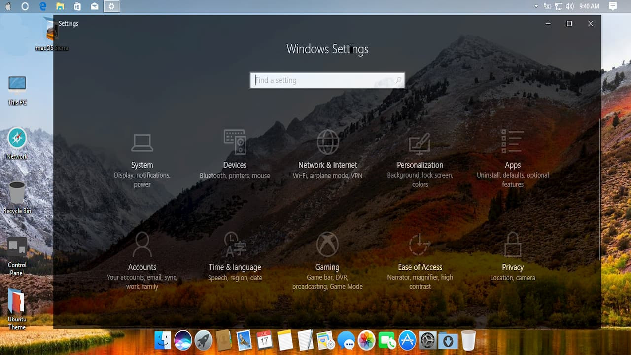 mac os sierra download for windows 7